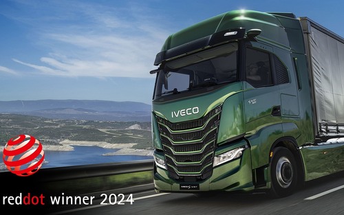 Iveco S-Way sa môže pochváliť prestížnym ocenením  Red Dot Award 2024