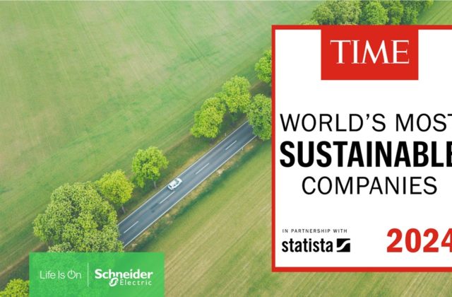 Spoločnosť Schneider Electric označil časopis Time za najudržateľnejšiu firmu na svete