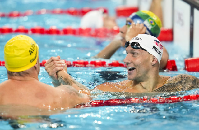 USA získali prvé zlato na olympiáde v Paríži, plavec Dressel priviedol štafetu do cieľa s vyše sekundovým náskokom