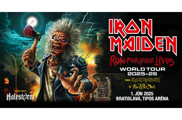 Iron Maiden ohlasuje svetové turné 2025/2026 s názvom „Run For Your Lives“