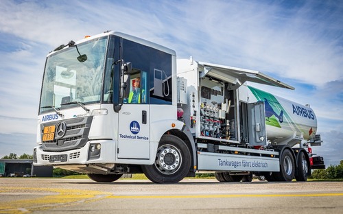 Elektrický Mercedes-Benz eEconic stačí nabiť raz za týždeň. Má špeciálne okno a tankuje vrtuľníky