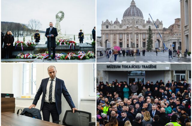 Top foto dňa (22. november 2024): Pellegrini v Prešove, pojednávanie s bývalým policajným prezidentom aj vianočný stromček vo Vatikáne