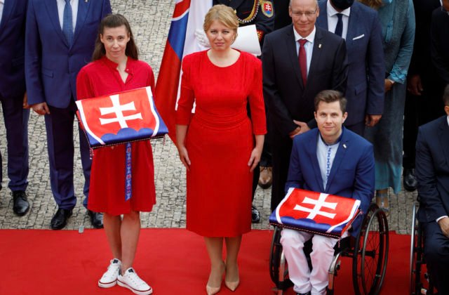 Mokošová a Malenovský zložili olympijský sľub do rúk prezidentky, Čaputová zaželala slovenským športovcom veľa úspechov (foto)