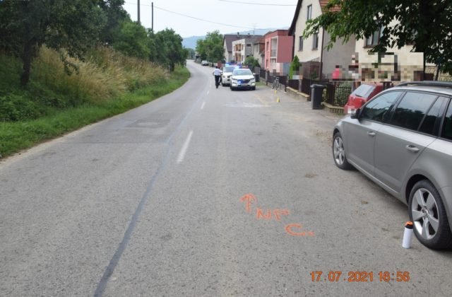 Vodič dodávky zrazil cyklistu a z miesta nehody ušiel, po vypátraní nafúkal viac ako tri promile (foto)