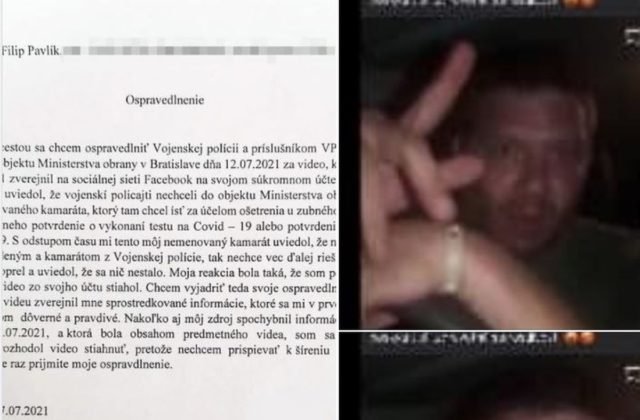 Bývalému vojakovi údajne nedovolili vstúpiť do budovy ministerstva obrany, video však bolo vymyslené