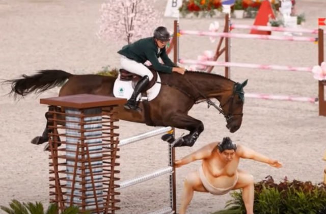 Maketa zápasníka sumo spôsobila problémy na olympiáde v Tokiu, dôvod bol pomerne kuriózny