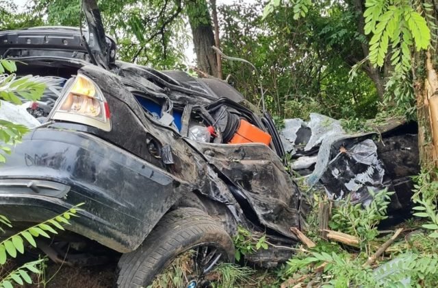 Pri Malženiciach zišlo auto z cesty a narazilo do stromu, nehodu neprežil jeden človek