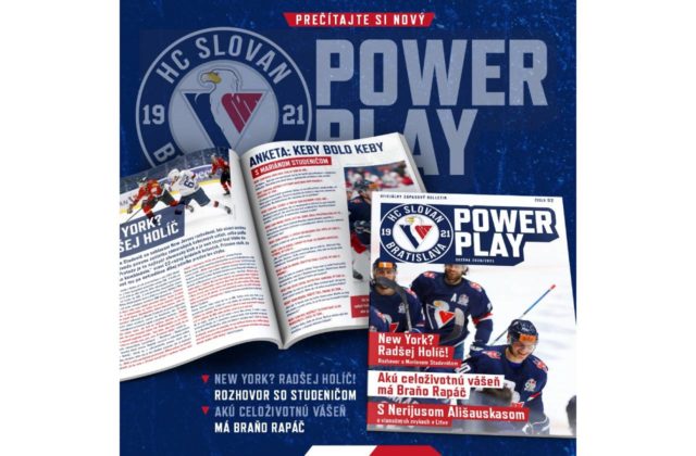 Magazín HC Slovan Power Play 02, sezóna 2020/2021: Prečítajte si nové vydanie