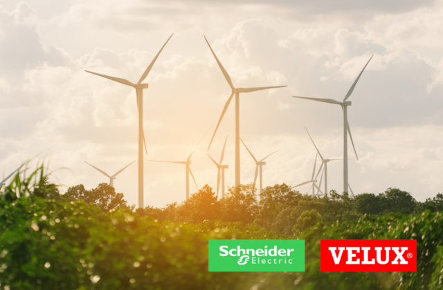 Skupina VELUX a spoločnosť Schneider Electric sa stávajú partnermi v oblasti obnoviteľnej energie