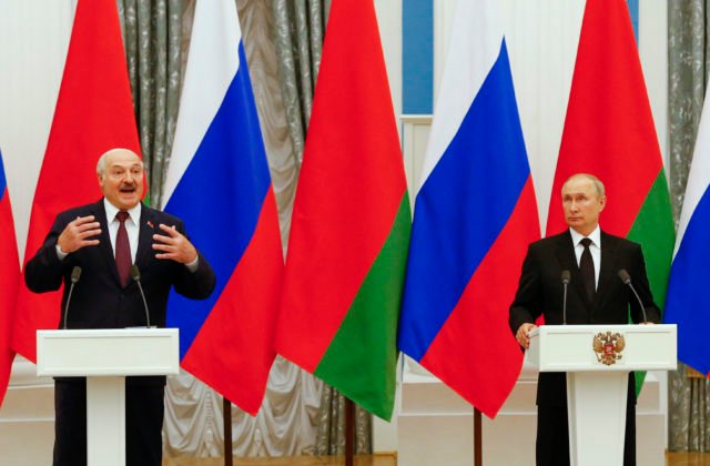 Rusi a Bielorusi utužujú vzájomné vzťahy, Putin a Lukašenko ohlásili pokroky v integrácii krajín