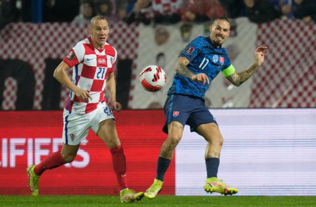Hamšík zápas v Chorvátsku nedohral, má problém so zadným stehenným svalom a podstúpi vyšetrenie