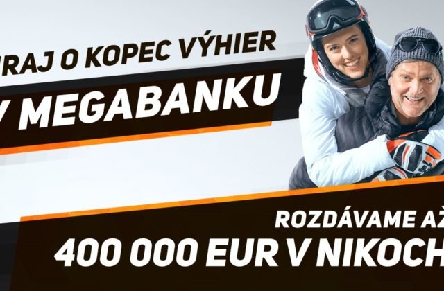 Niké rozdelí v Megabanku 400 000 € v nikoch!