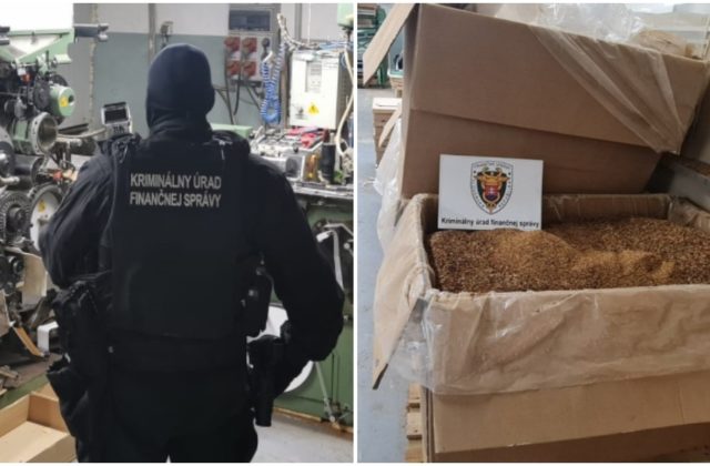 Kriminalisti zaistili 13 ton tabaku a milióny kusov nelegálnych cigariet, zadržali tri osoby (foto)