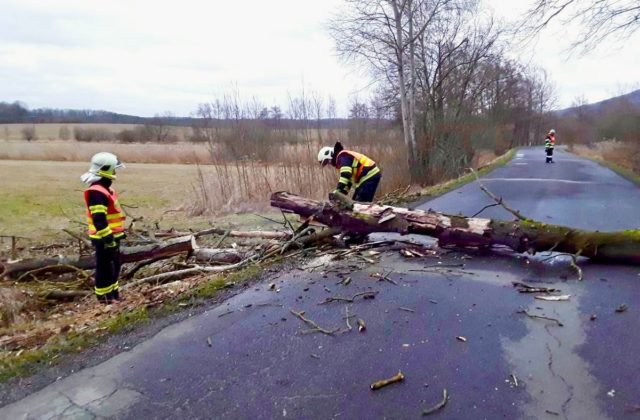 Víchrica v Česku si vyžiadala jednu obeť, hasiči zasahovali väčšinou pri spadnutých stromoch