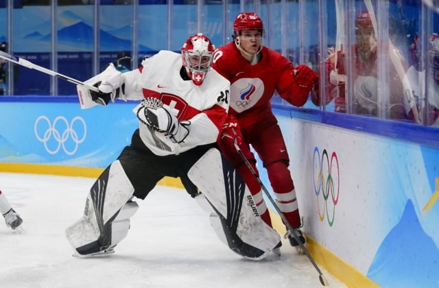 Hokej na ZOH v Pekingu 2022: Rusko zdolalo Švajčiarsko, rozhodol Slepyšev