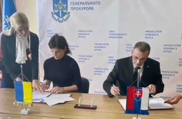 Žilinka podpísal Memorandum o spolupráci medzi ukrajinskou a slovenskou generálnou prokuratúrou (video)