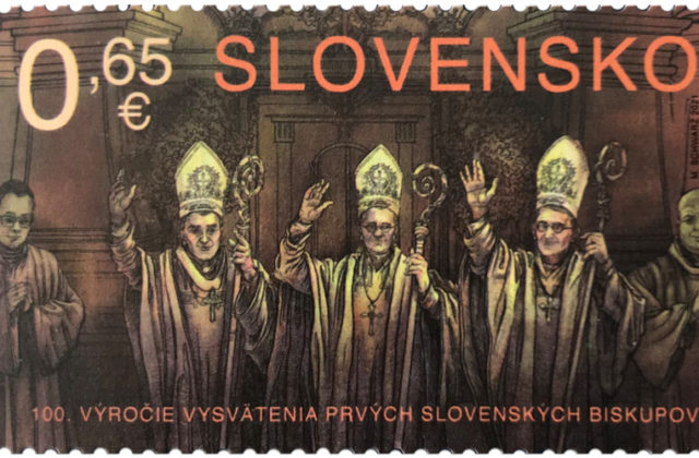 Pošta vydáva známku k 100. výročiu vysvätenia prvých slovenských biskupov