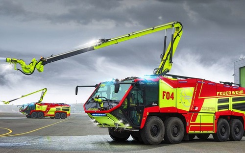 Ziegler Z8: letiskový hasičský špeciál má vďaka dvom motorom Scania V8 až 1540 koní