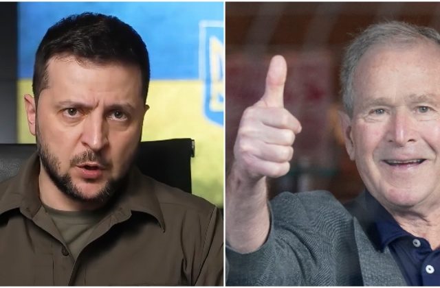 Zelenskyj je „Winston Churchill dnešných čias“, vzdal mu hold exprezident George W. Bush