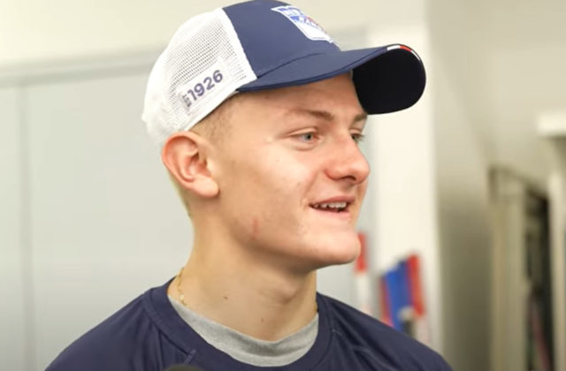 Sýkora podpísal nováčikovský kontrakt s New York Rangers, chce reprezentovať Slovensko na MS juniorov (video)