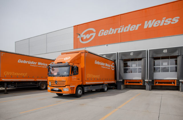 Firma Gebrüder Weiss nie je závislá od logistických developerov