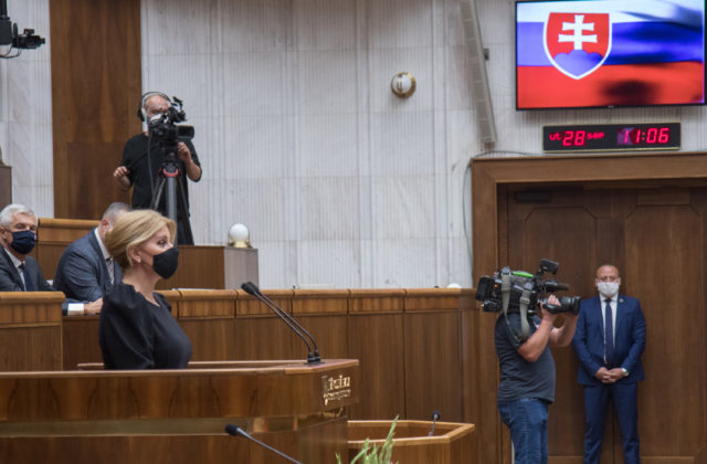 Prezidentka Čaputová vystúpi v parlamente so správou o stave republiky