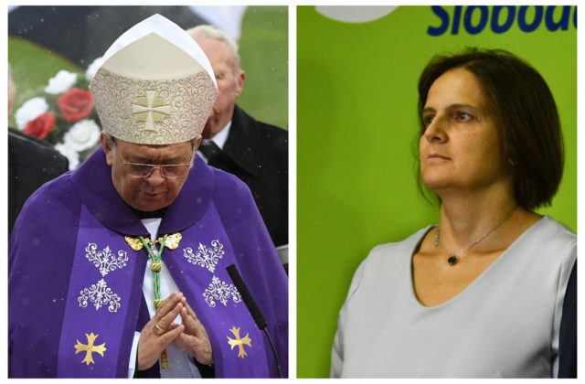 Vyjadrenie Oroscha k vražde na Zámockej je necitlivé a odsúdeniahodné, reagovala na trnavského arcibiskupa Kolíková