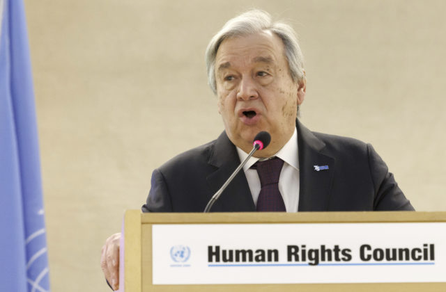 Útok Hamasu neospravedlňuje izraelské kolektívne trestanie Palestínčanov, povedal Guterres