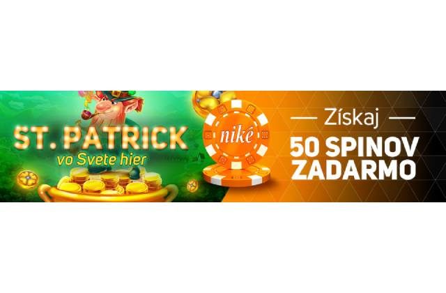 Deň svätého Patrika vo Svete hier ponúka spiny zadarmo!