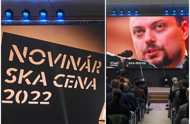 Novinárske ceny za rok 2022 smerujú do 11 redakcií, jednu získal aj ruský novinár (video+foto)