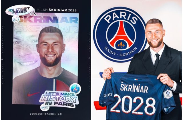 Škriniar oficiálne prestúpil do PSG, na päť rokov sa stane Parížanom (video+foto)