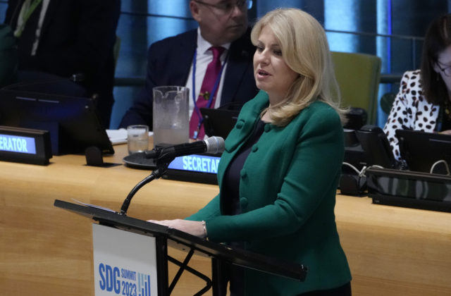 Čaputová na Samite v New Yorku upozornila na rast chudoby, Valné zhromaždenie OSN vníma ako apel na všetkých (foto)