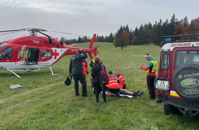 Pri Donovaloch sa postrelil hubár, na mieste zasahovali horskí záchranári a vrtuľník