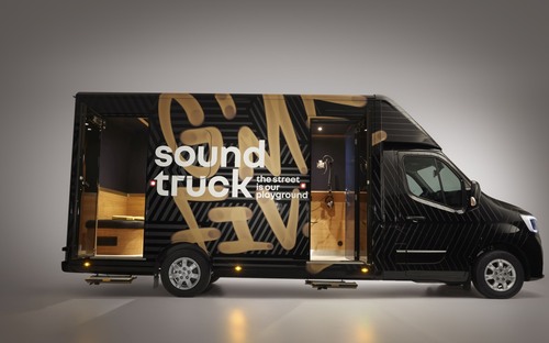 Mobilné profesionálne nahrávacie štúdio? Áno, vďaka transforácií Renaultu Master „Soundtruck“