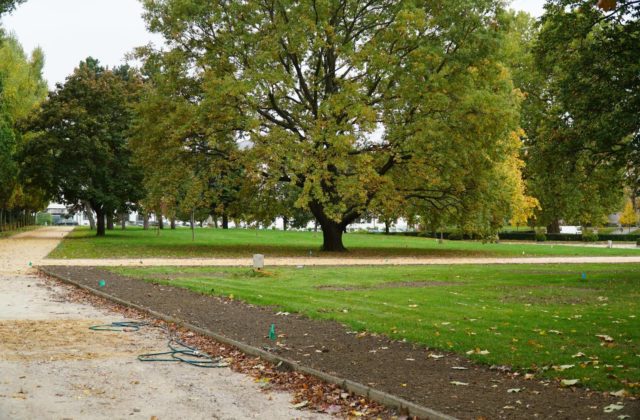 Staré Mesto naďalej revitalizuje Grassalkovičovu záhradu, práce pokročili (foto)