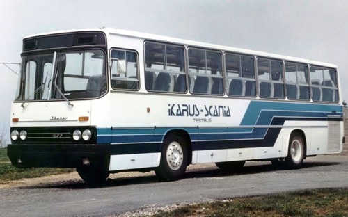 Diaľkový Ikarus ako ho nepoznáte. Ikarus-Scania 577 nestavali Švédi ani Maďari. Dodnes je raritou
