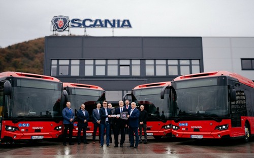 Zvolenu dodala Scania nové autobusy