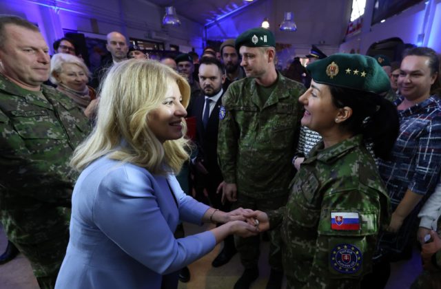 Čaputová navštívila našich vojakov pôsobiacich v Bosne a Hercegovine, Slovensko má vraj „vynikajúci kredit“ (foto)