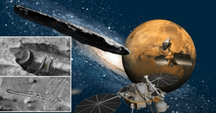 Fotografia NASA s mimozemskou vesmírnou loďou havarovanou na Marse má záhadné pozadie