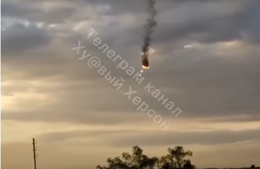 Dráma v oblakoch: Ruská vlajková loď stíhačka Su-35 Flanker-E zostrelená nad Chersonom! + VIDEO