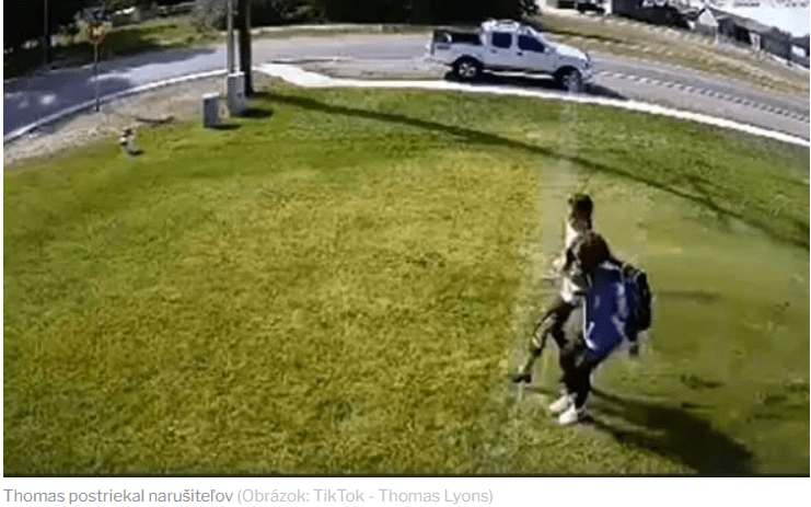Muž zaviedol metódu, ako zabrániť ľuďom chodiť po jeho trávniku